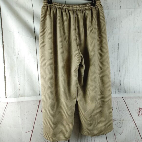 Shein Curve Plus Size 4XL Tan Textured 2pc Outfit Pant Set - Picture 13 of 15